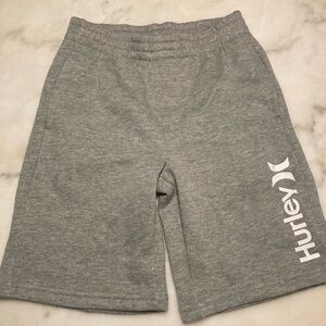 Hurley Heather Gray fleece Casual Shorts size 10 medium